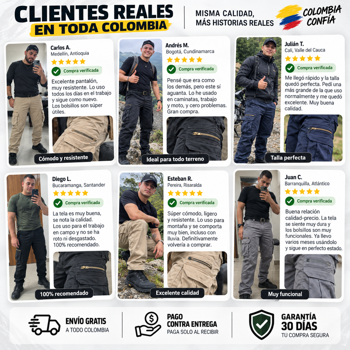 Pantalon Urbano Tactico - Indestructible
