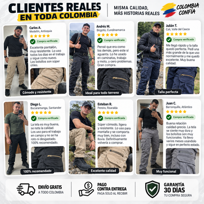 Pantalon Urbano Tactico - Indestructible