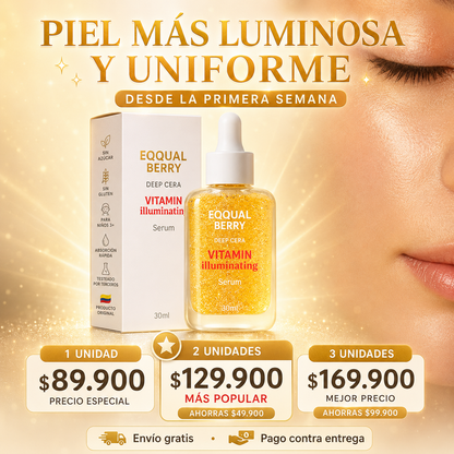 EQQUALBERRY — Sérum Iluminador Coreano con Vitamina