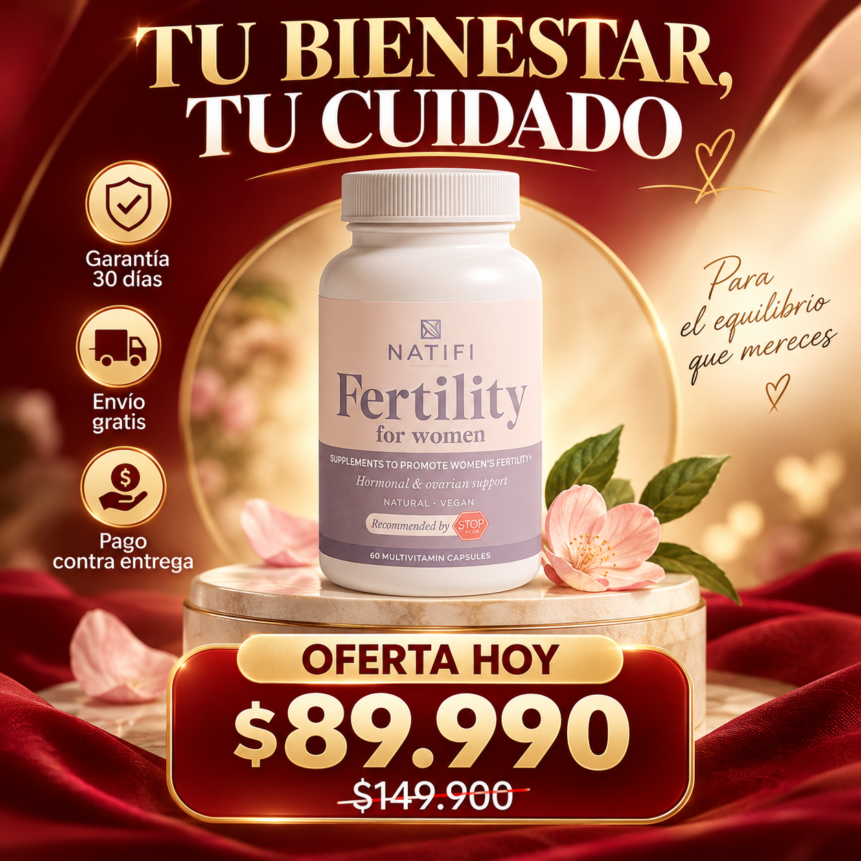 Natifi — Multivitamínico para el Bienestar Femenino