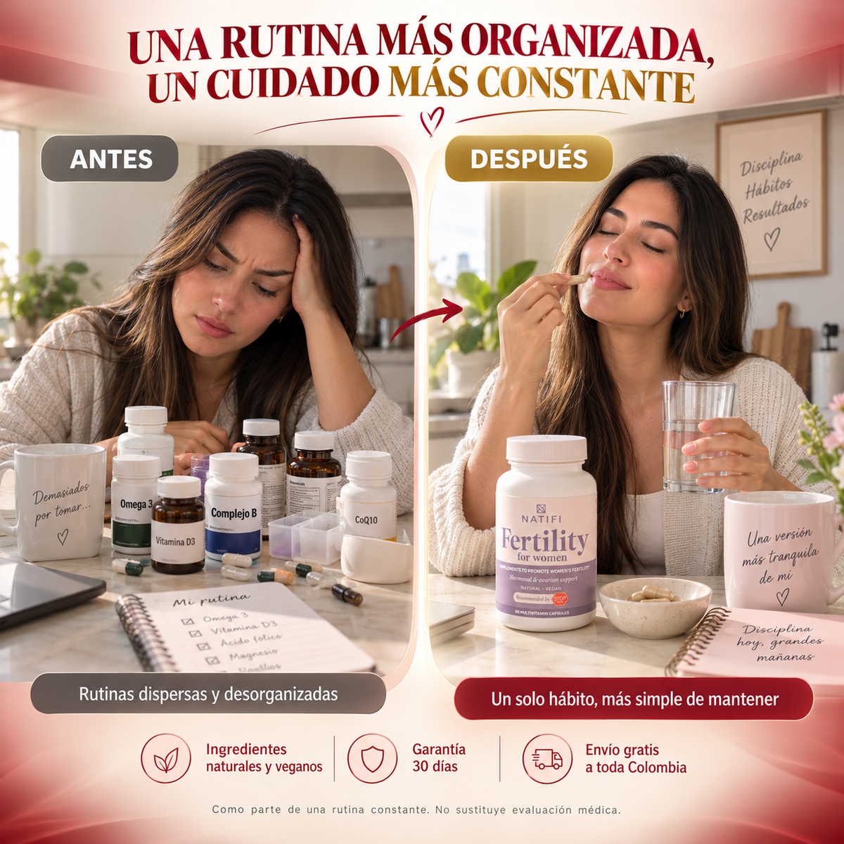 Natifi — Multivitamínico para el Bienestar Femenino