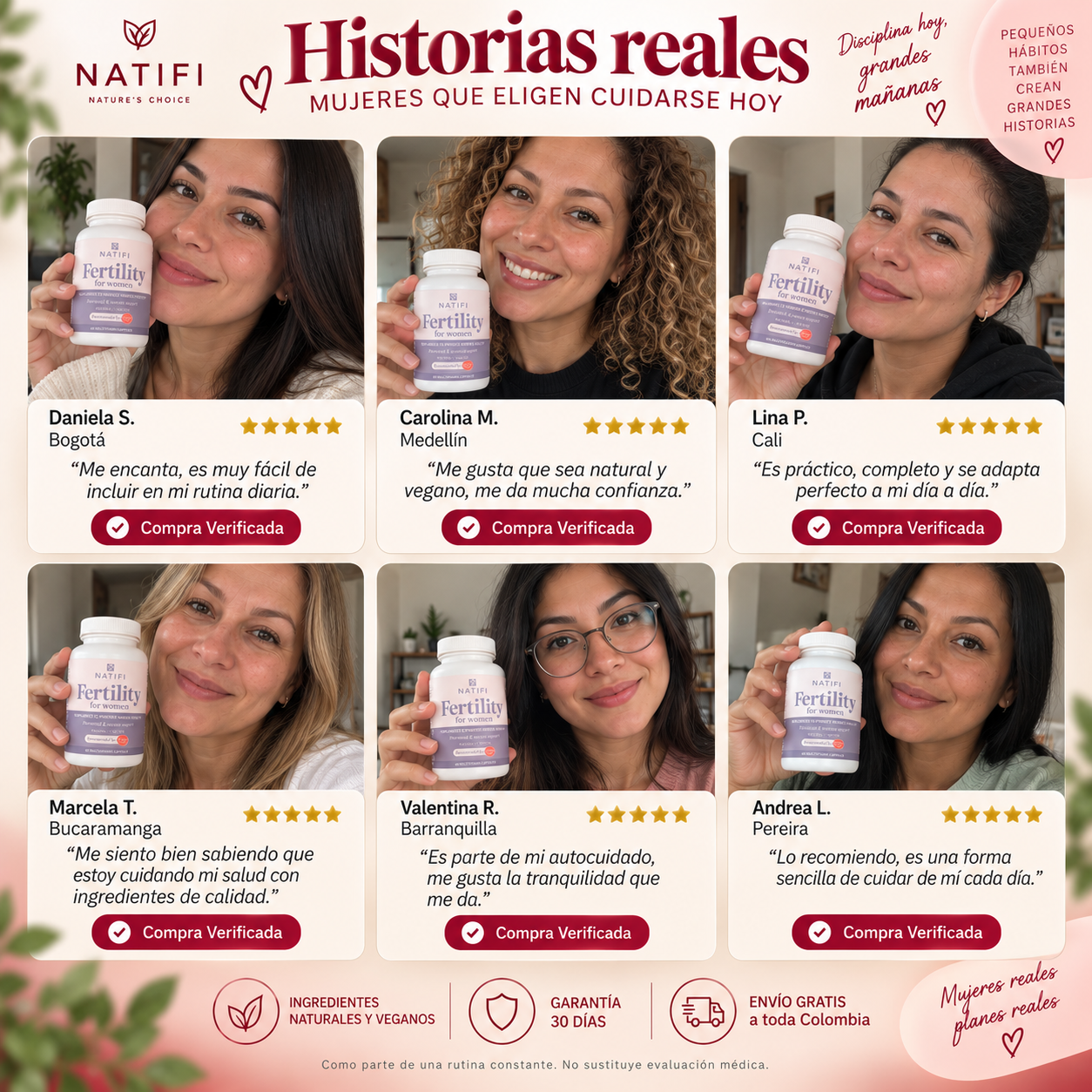 Natifi — Multivitamínico para el Bienestar Femenino