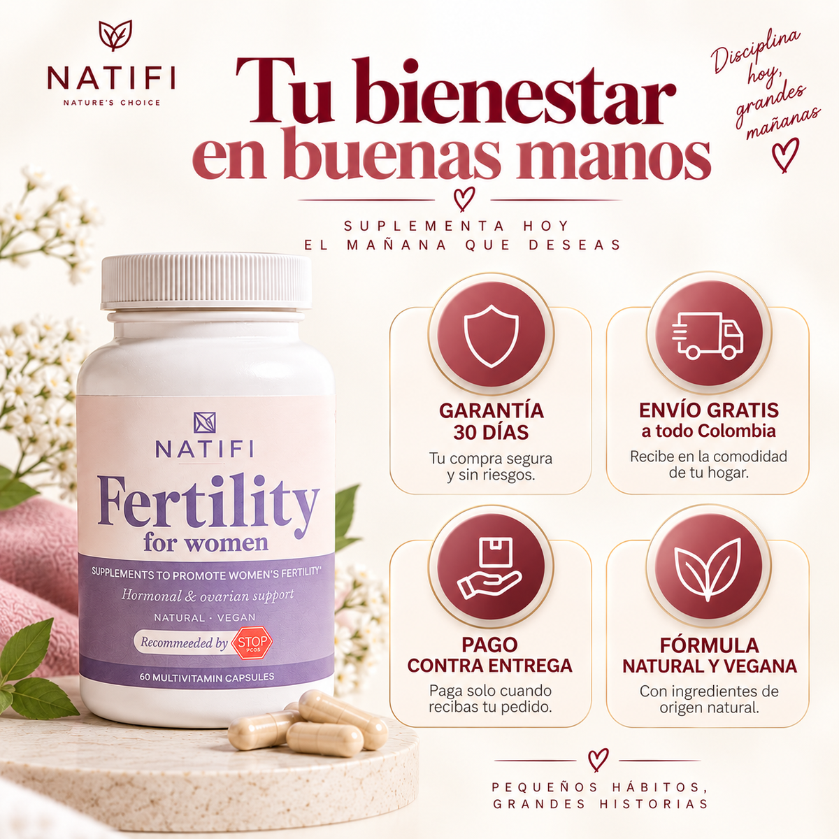 Natifi — Multivitamínico para el Bienestar Femenino