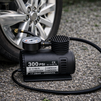 🚗 Compresor PowerMax Portátil 300 PSI