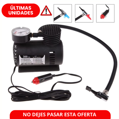 🚗 Compresor PowerMax Portátil 300 PSI