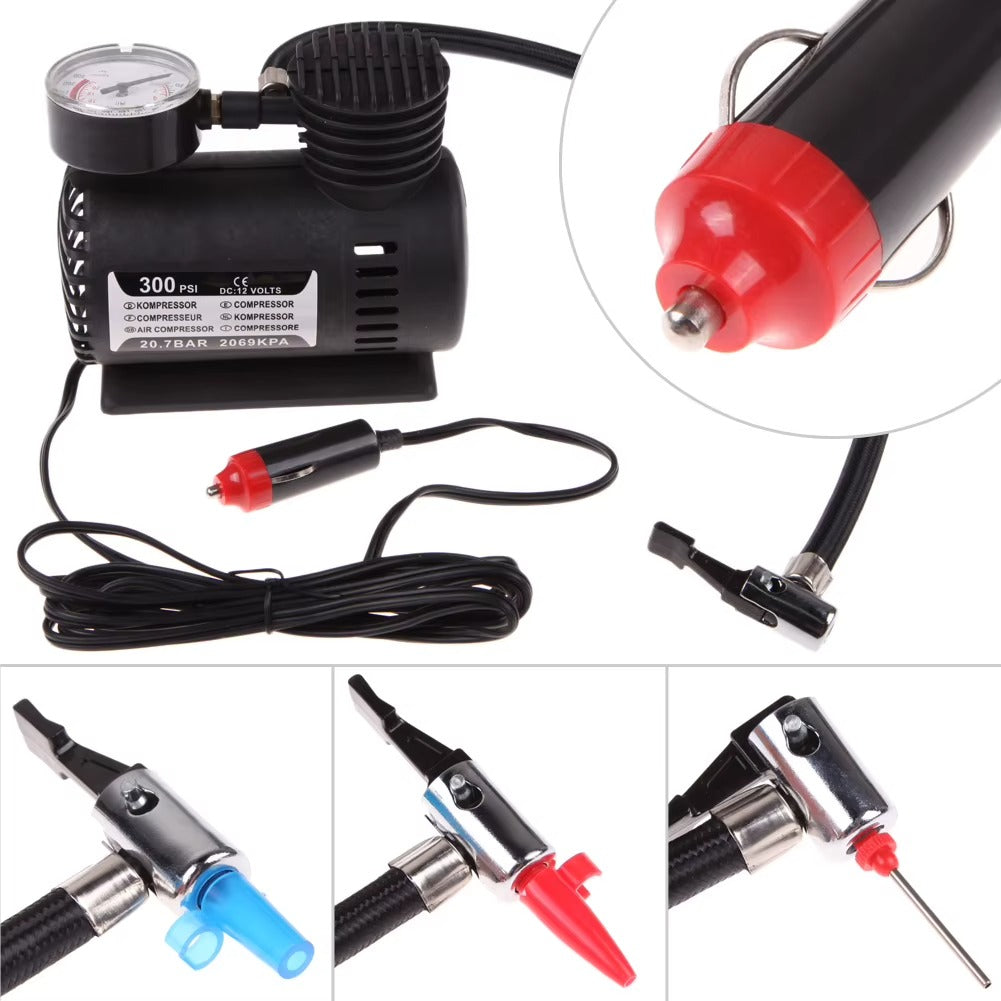 🚗 Compresor PowerMax Portátil 300 PSI
